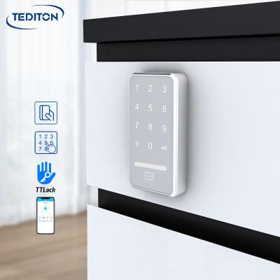 China Rfid BLE Ttlock Electronic Remote APP Tediton Code Digital Security Cabinet Smart Lock For Home EM118 for sale