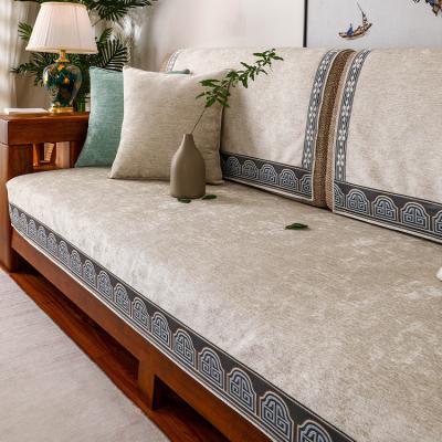 China Factory direct sales of traditional Chinese new Chinese style solid wood sofa cover universal non-slip cushion four season comfortable breathable c for sale