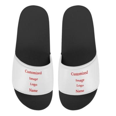 China 2021 Fashion Trend High Quality Custom Logo Slippers Ladies Summer Comfortable Ladies Beach Sandals Outdoor Casual Slippers for sale