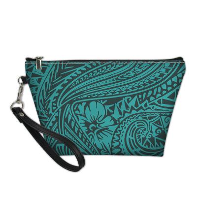 China Fashoion Hot Sale In Polynesia Printing Ladies Handbag Cosmetic Bag Portable Travel Cosmetic Bag Support Customized Production for sale