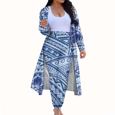 China Anti-static hot style Samoan women's wear, female suit long tail, WearMaxi casual dress long sleeve for sale