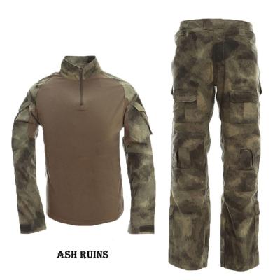 China Anti-Static Custom Khaki Combat Clothes Army Design Your Own Cloth Military ACU Uniform For Police for sale