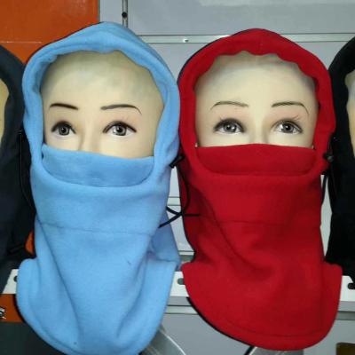 China JOINT Fleece Ski Hat Outdoor Men And Women Riding Hood Fleece Masked Windproof Hat Cycling Windproof Hat for sale