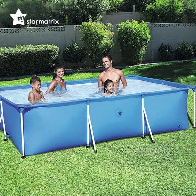 China Easy-set STARMATRIX Y12200080 Easy-Set Rectangular Swimming Pool Frame PVC Frame Kids for sale