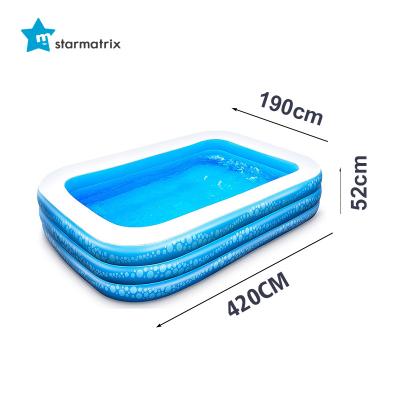 China STARMATRIX C12200020 Easy Set Metal Swim Frame Inflatable Pool for sale