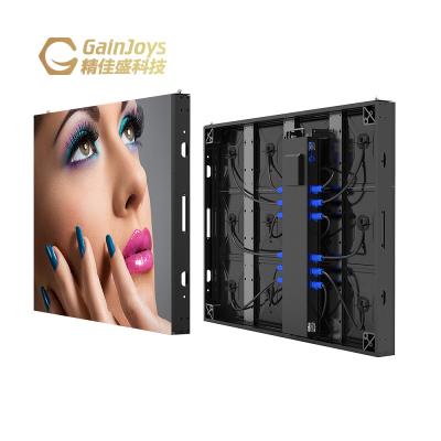 China Gainjoys Pro TV Panel Full Color Outdoor Semi-outdoor Indoor P2 P2.5 P3.91 P4 .81 P5.95 P6.25 Led Wall Video Led Screen Display for sale