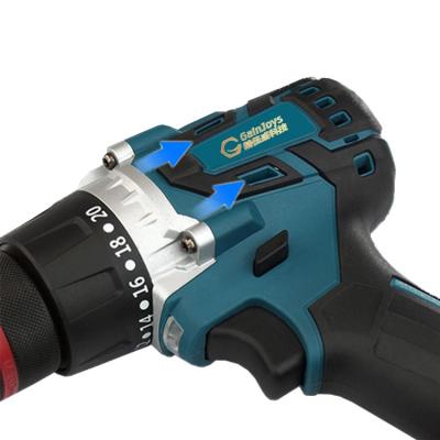 China Lock Automatically Screws Gainjoys Factory Wholesale Adjustable Speed ​​Brushless Cordless Drill for sale