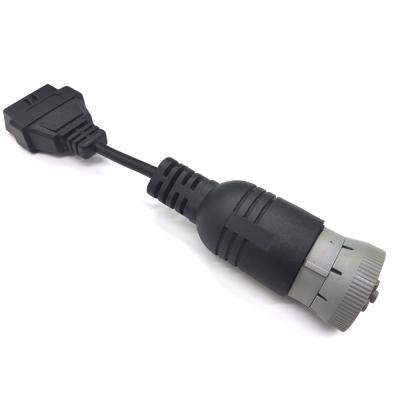 China High Quality Multiple Brands 6pin J1708 OBD2 Plug to Receptacle, ELD Cable, Heavy Duty GPS Tracker Truck Cable for sale