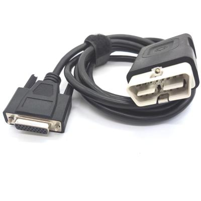 China Multiple Marks OBD2 Plug to DB Cable, Diagnostic Tool Cable, Truck Obd Low Power Cable for sale