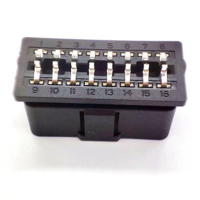 China Brands RTS New Original Multiple OBD2 16 Pin Male Connector J1962 High Quality Plug For PCB for sale