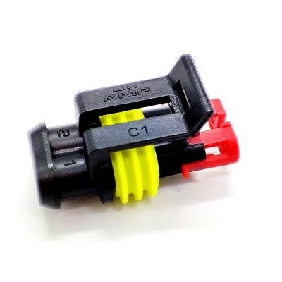 China Original TE Connectivity 282080-1 Automotive Connector 2P Receptacle Automotive for sale