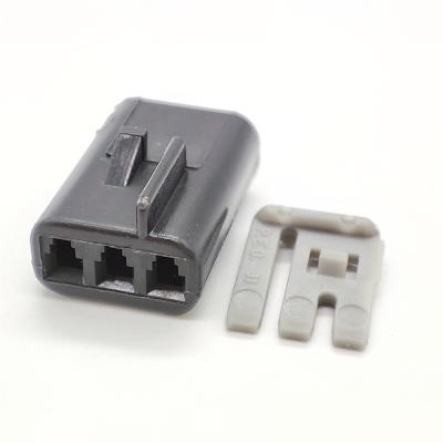 China Black Original Molex 3 Automotive Pin 12047781 Metri-Pack 150 Open Female Connector Max Current 14 Amp for sale