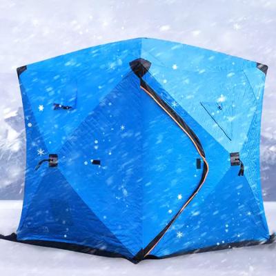 China Factory direct supply waterproof field fishing portable folding keep warm pop up fishing tent for adults for sale