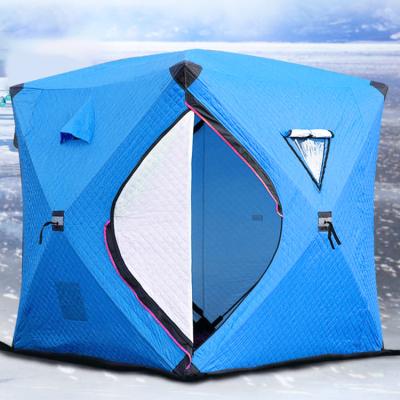 China Professional Waterproof Custom Design Extra Large Insulated More People Winter Shelter Fishing Tent for sale