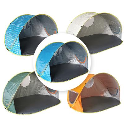 China Camouflage/Field Game Newcomers Sun Shelter With Window Quick Automatic Opening Tent Foldable Camping Tents 4 Person Beach Tents for sale