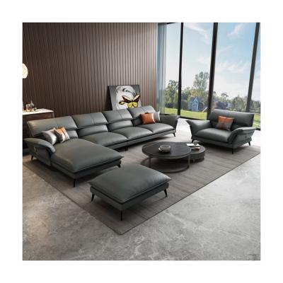 China Hot Sale Adjustable Couch Sofa Living Room Italian Recliner Sofa Set 3 Seater Luxury Royal Design Couches Modern Leather Sofa Set Furniture for sale