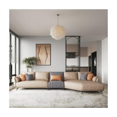 China New Products Shape Adjustable Wholesale Special Nordic Science Four People Italian Type Minimalist Modern Corner Sofa (Size) for sale