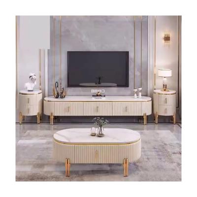 China Luxury stand (height) of the best-selling TV adjustable coffee table for the living room Ethiopian coffee table set for home for sale