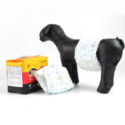 China Sustainable Disposable Male Dog Diaper Adjustable Wrap Pet All-absorb Male Dog Diapers for sale