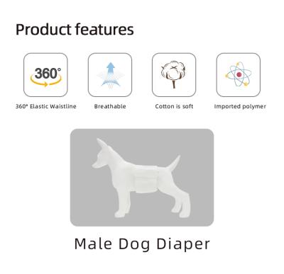 China Wholesale Viable Male Dog Belly Band Pet Belly Wrap Pants Male Dog Diaper Dog Diapers for sale