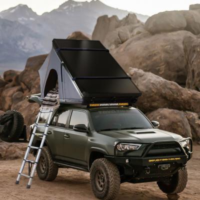 China Extended Type Car 2021 Shell Tent Rooftop Tent Aluminum Hard Shell Camping , Hard Shell Aluminum Rooftop Tent for sale