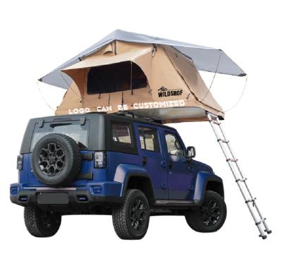 China 4x4 Car Ladder Suv Annex 2 Extended Type Outdoor Person Shell Roof Top Tent Waterproof Aluminum Camping Travel for sale