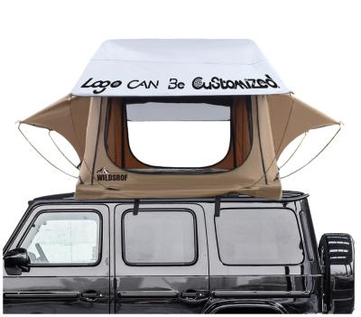 China Extended Type Popular Soft Shell Rooftop Aluminum Ladder Waterproof Tents For Sale Motorhome Roof Top Tent for sale