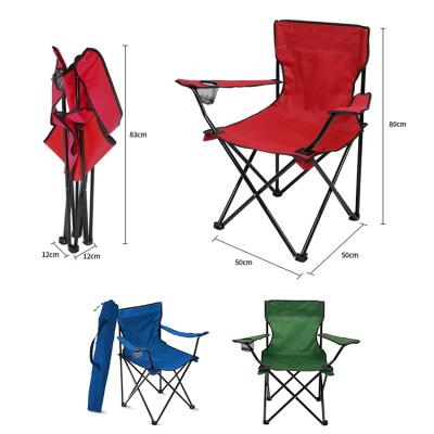 China Modern Wholesale Blue Canvas Beach Chairs Lightweight Folding Outdoor Travel Beach Chair With Custom Logo for sale