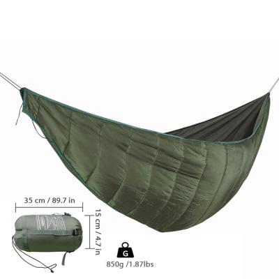 China Camping Outdoor Portable Lightweight A Double Use Ultralight Hammock Manufacturers for sale