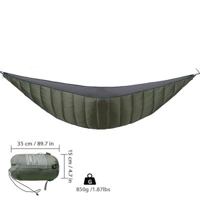 China 2021 New Design Underquilt Lightweight Outdoor Camping Dual Use Warm Outdoor Sport Hammock for sale