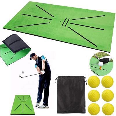 China Golf Swing Mat Drop Shipping Golf Swing Mat Golf Training Mat Artificial Golf Putting Mat for sale