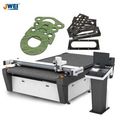 China High Efficiency ISO9001 Certified Custom Gasket Cutting Machine With Oscillating Knife For Cutting Silicone Rubber Gasket , Non Asbestos Gasket for sale