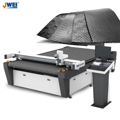 China Laser Positioning Hing-Productivity CNC Knife Cutting Machine with 4 Axis Cutting Materials for CARBON FIBER and FIBERGLASS Prepreg for sale