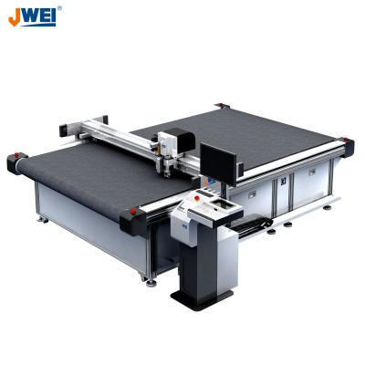 China Hardware Sign Graphics Print Packaging JWEI CB08II-2516-PM Fast Speed ​​Accurate Digital Flatbed Cutter Plotter For Sign Graphics Print Packaging for sale