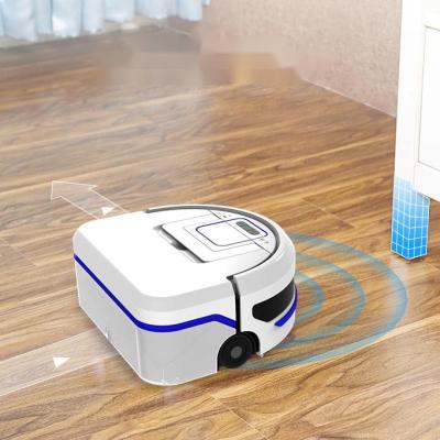 China Automatic Cleaning Special U Shape Hard Floor Washer Wet Mopping Robot Vacuum Cleaner With Dirty Water Tank for sale