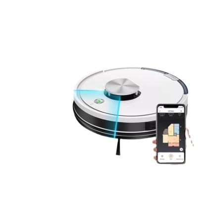 China Automatic Cleaning Laser Robot Cleaner Strong Suction Carpets Hard Floors 2100pa Vacuum Robot Cleaner with Long Life Battery 2900mAh for sale