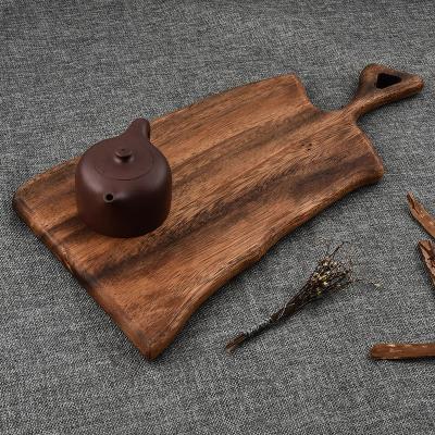 China Sustainable Wooden Cutting Board Rectangle Square Acacia Wood And Cutting Cheese Board Chopper Hot Sale Products for sale