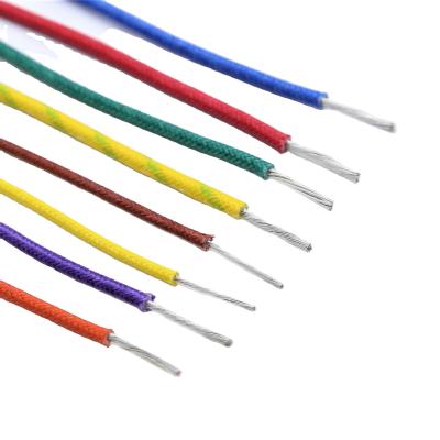 China JGBL Internal Wiring Silicone Rubber Insulated And Braided Fiberglass Lead Wire for sale