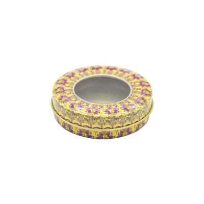 China Candle Packaging Hot Sale Saffron Airtight Empty Packaging Tin Box Metal Can for sale