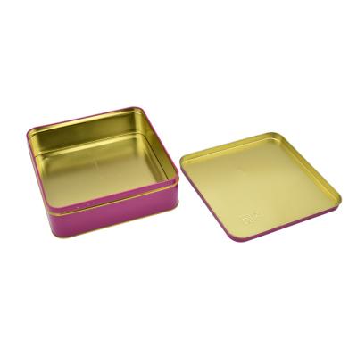 China Gift & High Quality Square Metal Tin Boxes Craft Gift Manufacturer for sale