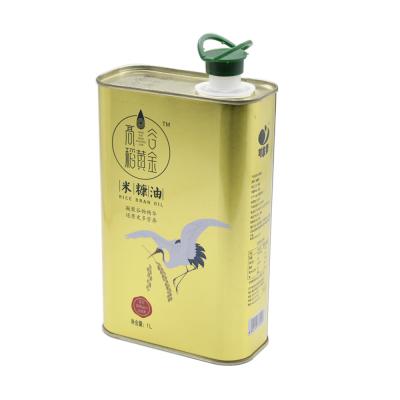 China Wholesale 250Ml 500Ml 750Ml 1 Liter 2L 5L Olive Cooking Food Oil Packaging Empty Metal Tin Cans Oil Packaging for sale