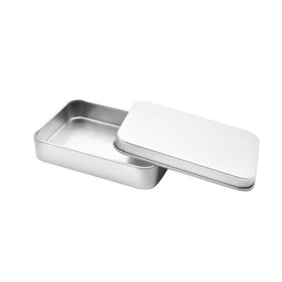 China Hot Sale Rectangular USB Flash Drive Gift Packaging Metal Tin Box for sale