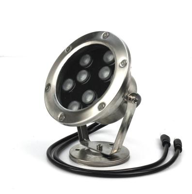 China LANDSCAPE Swimming Pool Lamp Ip68 Outdoor Waterproof Stainless SteelDMX512 RGB+3000k Led Underwater Light for sale