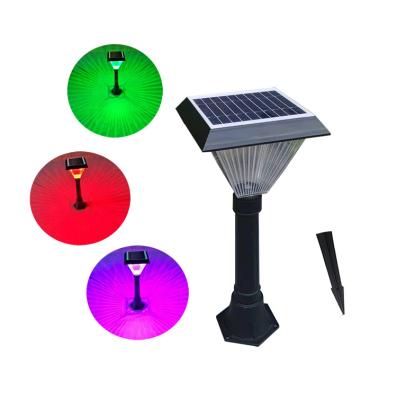 China 2021 landsacpe residential park new yard lawn decoration IP65 waterproof 3W outdoor led solar garden light for sale