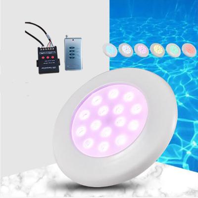 China Pool and sumrgibile hardware controller Spa di Nuoto Piscina de Subacquea 7W 15W 18W 20W RGB rf de luce de La de condotto d'ha de tub et de pond PC for sale