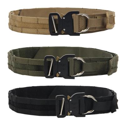 China Tactical Military Combat Molle Quick Release Belt Multicam Training Army Special Force Tactical Military Belts for sale