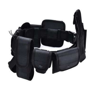 China Ourtdoor Army Military Police Guard Security Belts Gun Holster Army Hunting Multifunctional Sports Molle Duty Tactical Belt for sale