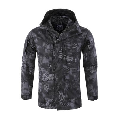 China Outdoor Tactical Breathable Jacket Men's Long Section Battlefield Combat Anorak for sale