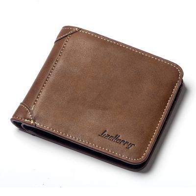 China Wholesale Waterproof Custom Men's Wallet Cowhide Black Leather Wallet Men Small Custom Leather Waterproof Wallet PU Wallet for sale