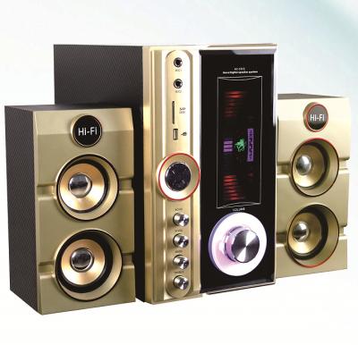 China Home Theater System Active Subwoofer Speaker FM /USB/SD/BT/AUX/DIGITAL DISPLAY 2.1CH Multimedia Home Speaker System for sale